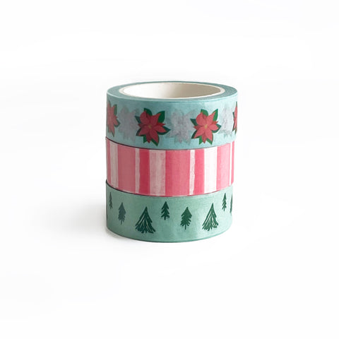 classic christmas washi tape | set of 3