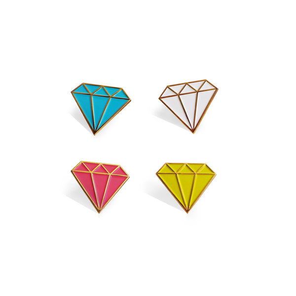 gem pushpins (set of 4)