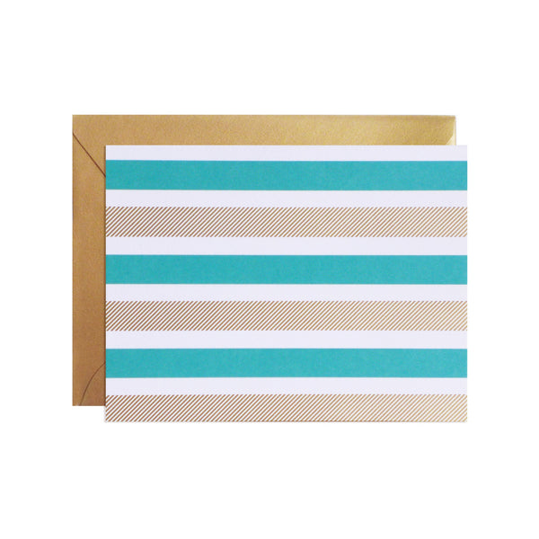 gold stripey stripe notecards