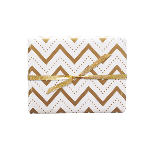 chevron stitch gift wrap sheets 3pk