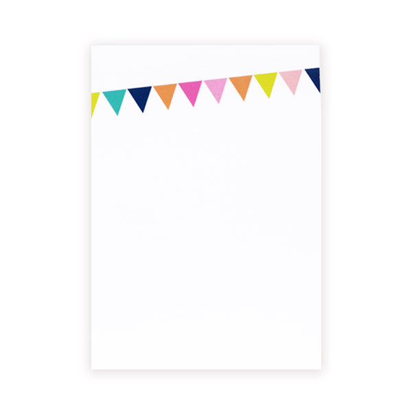 party pennants chunky notepad