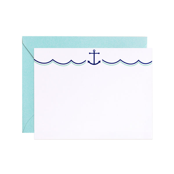 at sea flat notecards