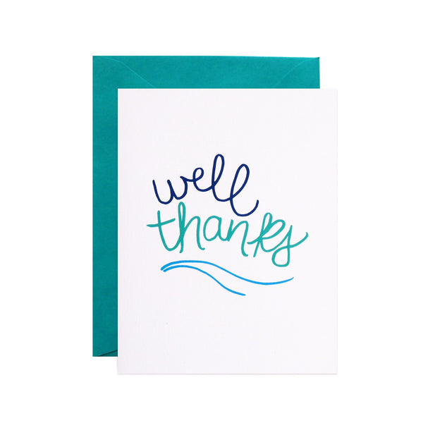well thanks (set of 8)