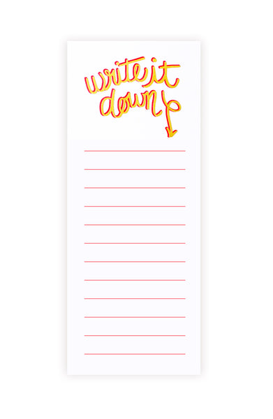 WRITE IT DOWN market pad