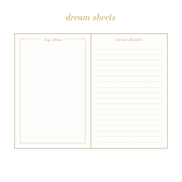UNDATED cabana stripe planner