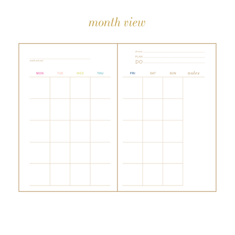 UNDATED dream.plan.do. planner