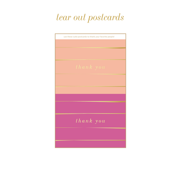 UNDATED paint stripe planner
